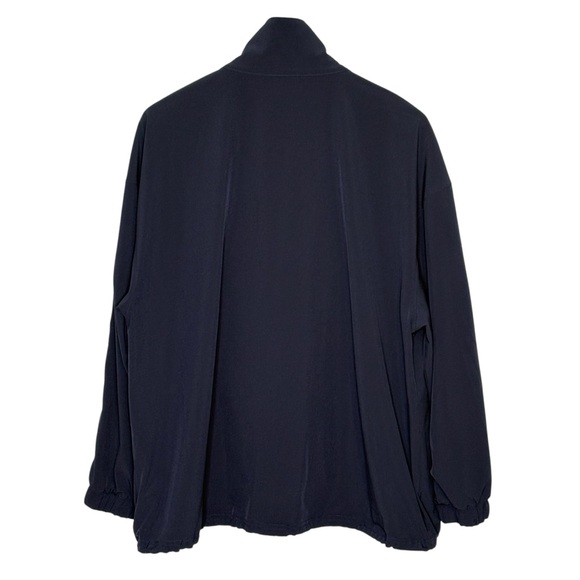 Chicos Full Zip Striped UPF Neema Jacket Size 20 Blue Lightweight Activewear - Picture 8 of 13